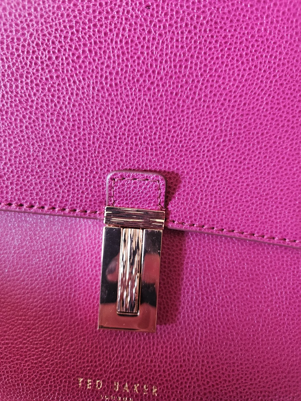 Ted Baker Ellice Top Handle Bag In Magenta Strap